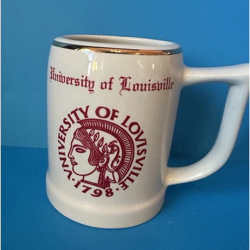 University Of Louisville 1798 College Mug Stein Souvenir 4.5" Tall